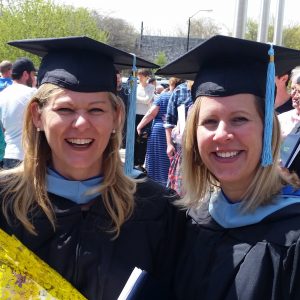 I earned my M.A. and Jen helped me stay sane in the process!